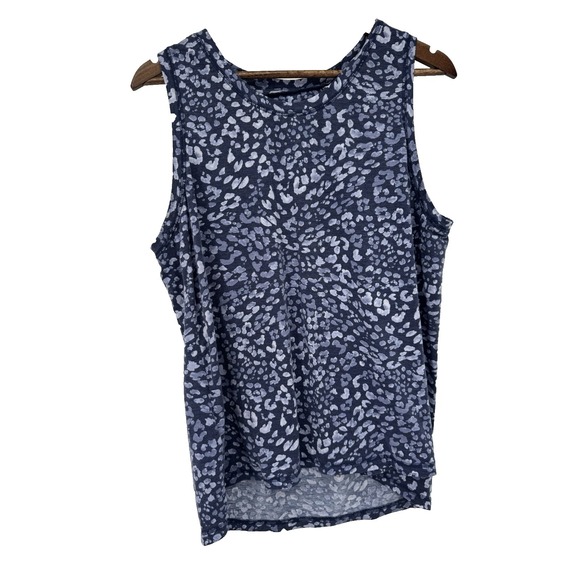 Tommy Bahama Tops - Blue Tommy Bahama IslandZone Vacation Beachy tropical animal print resort L